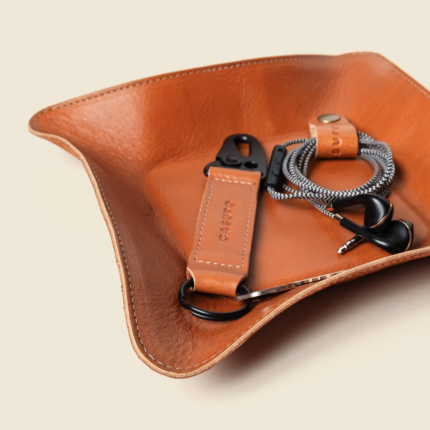 Travel valet tray - Natural