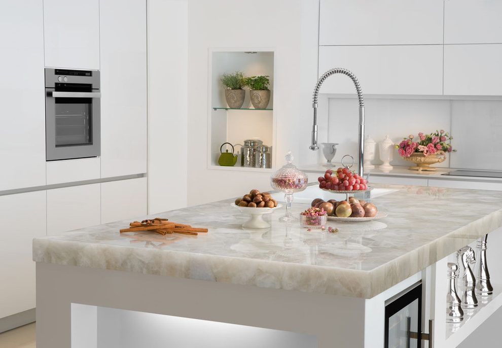 Classic White Quartz Precious Stone