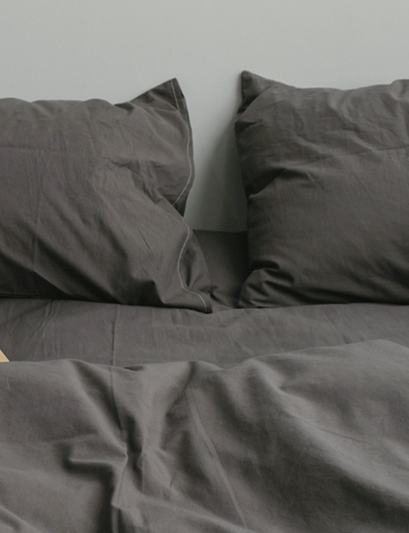 Earth Tone Bedding Set / Gray