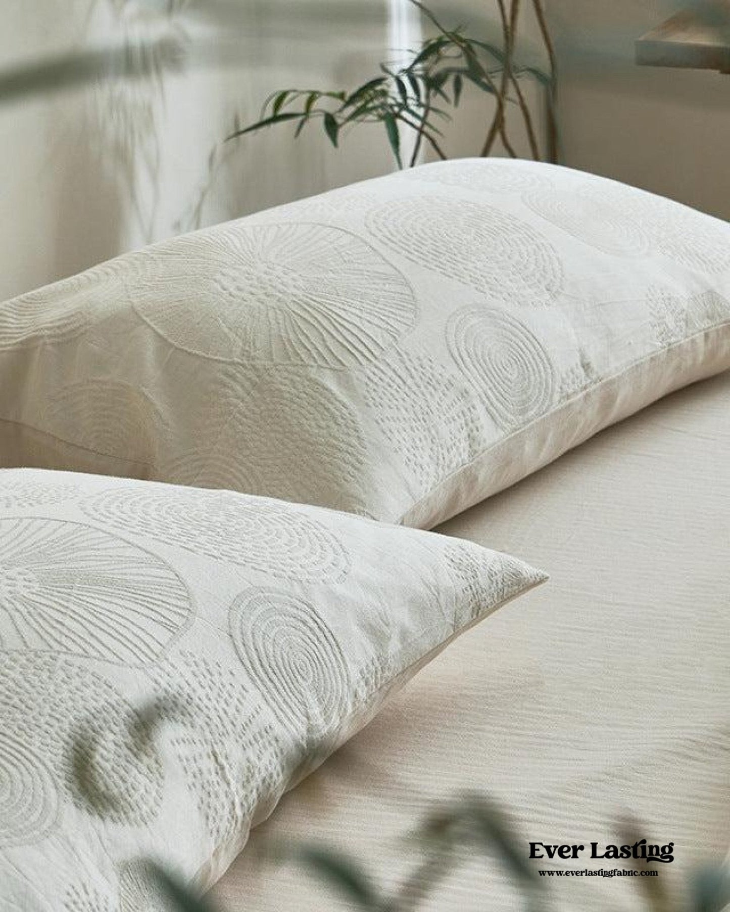 Elin Tencel Silky Jacquard Bedding Set / Garden