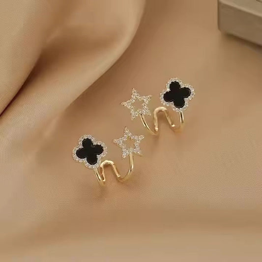 Four-Leaf Clover Earrings-soristyle