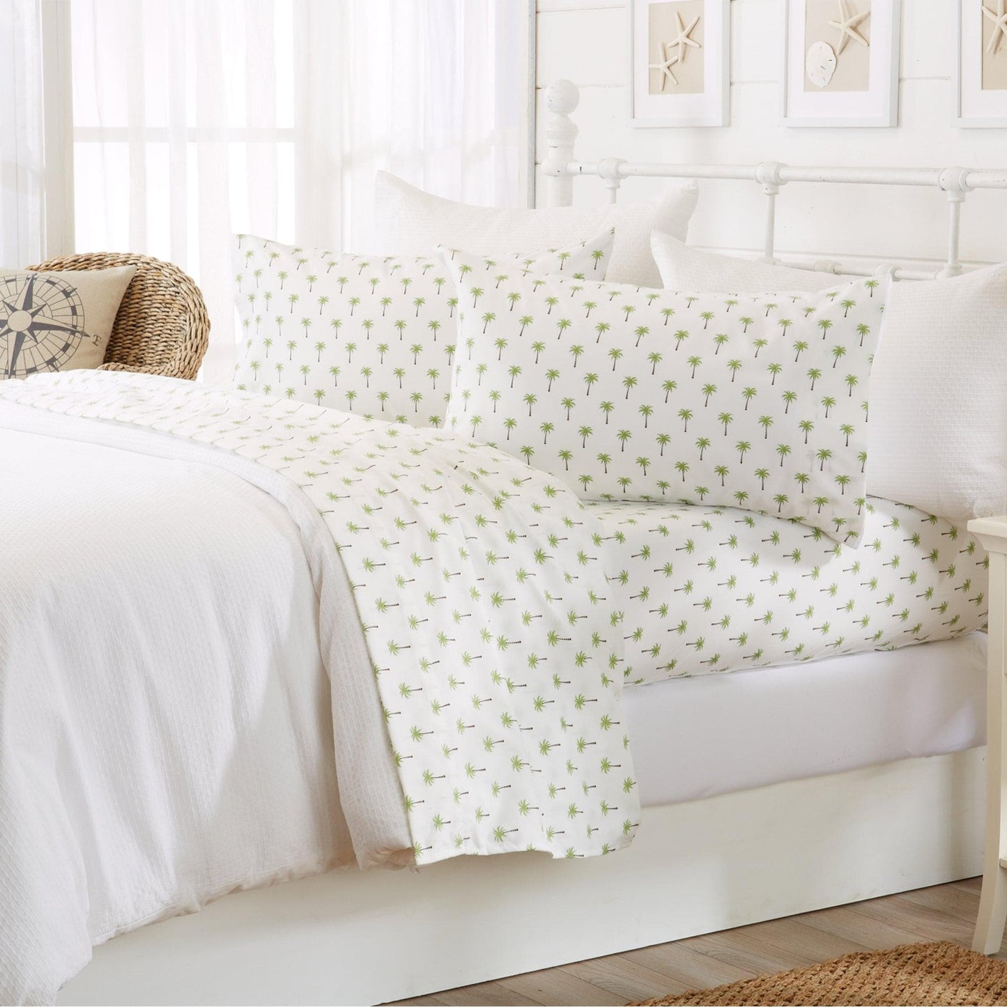4-Piece Coastal Microfiber Sheet - Newport Collection