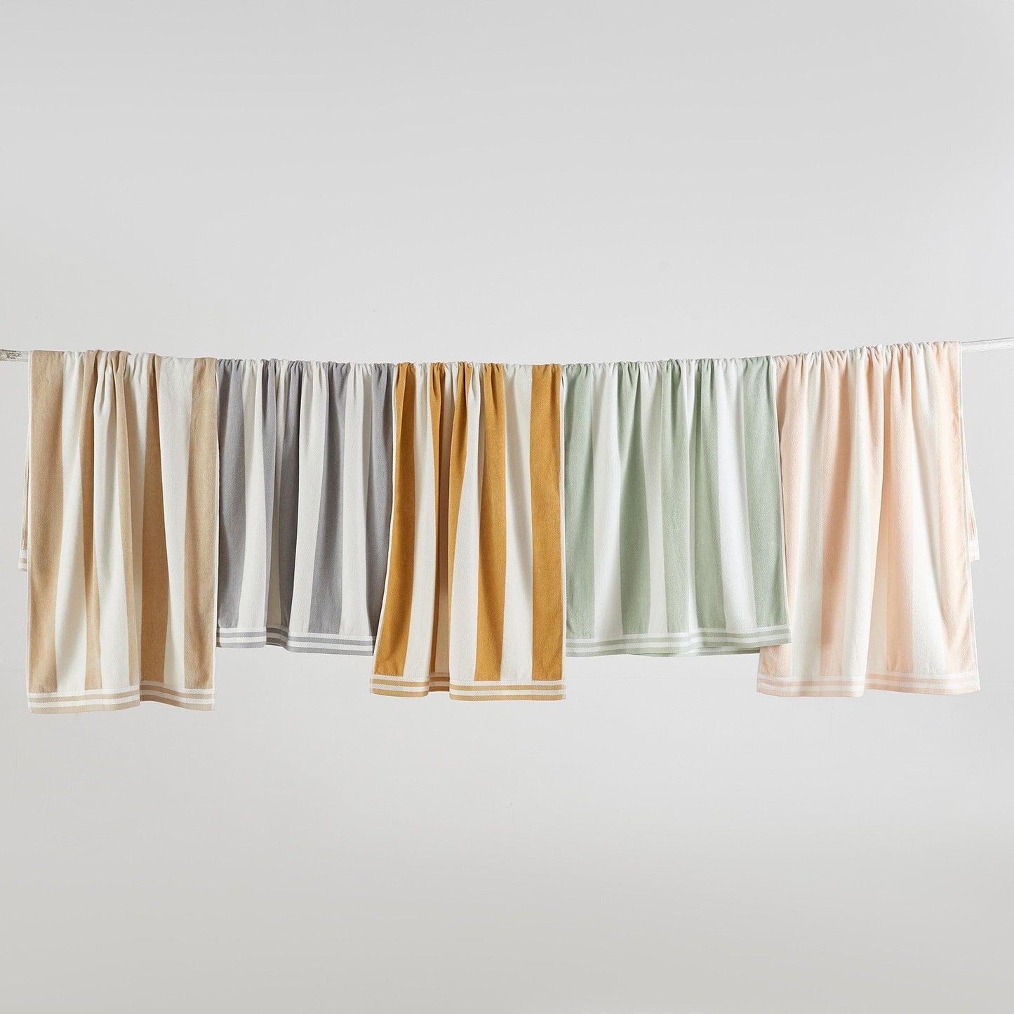 Oversized Striped Cabana Beach Towel - Edgartown Collection