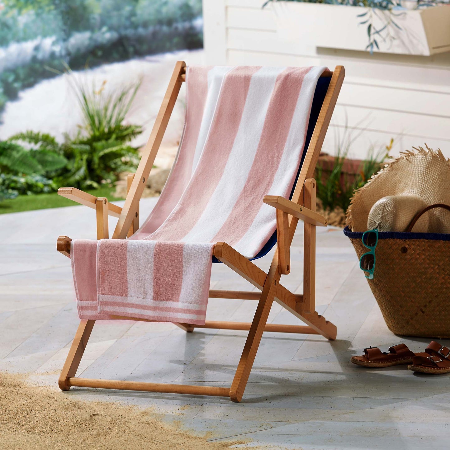 4 Pack Striped Cabana Oversized Beach Towel - Edgartown