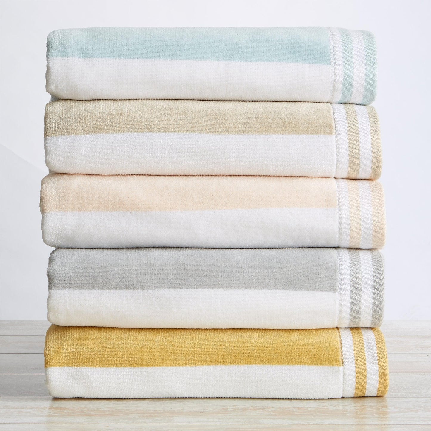 4 Pack Striped Cabana Oversized Beach Towel - Edgartown