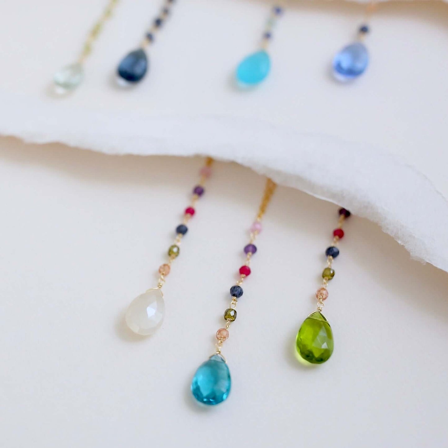 Blue Chalcedony Yoga Pendant