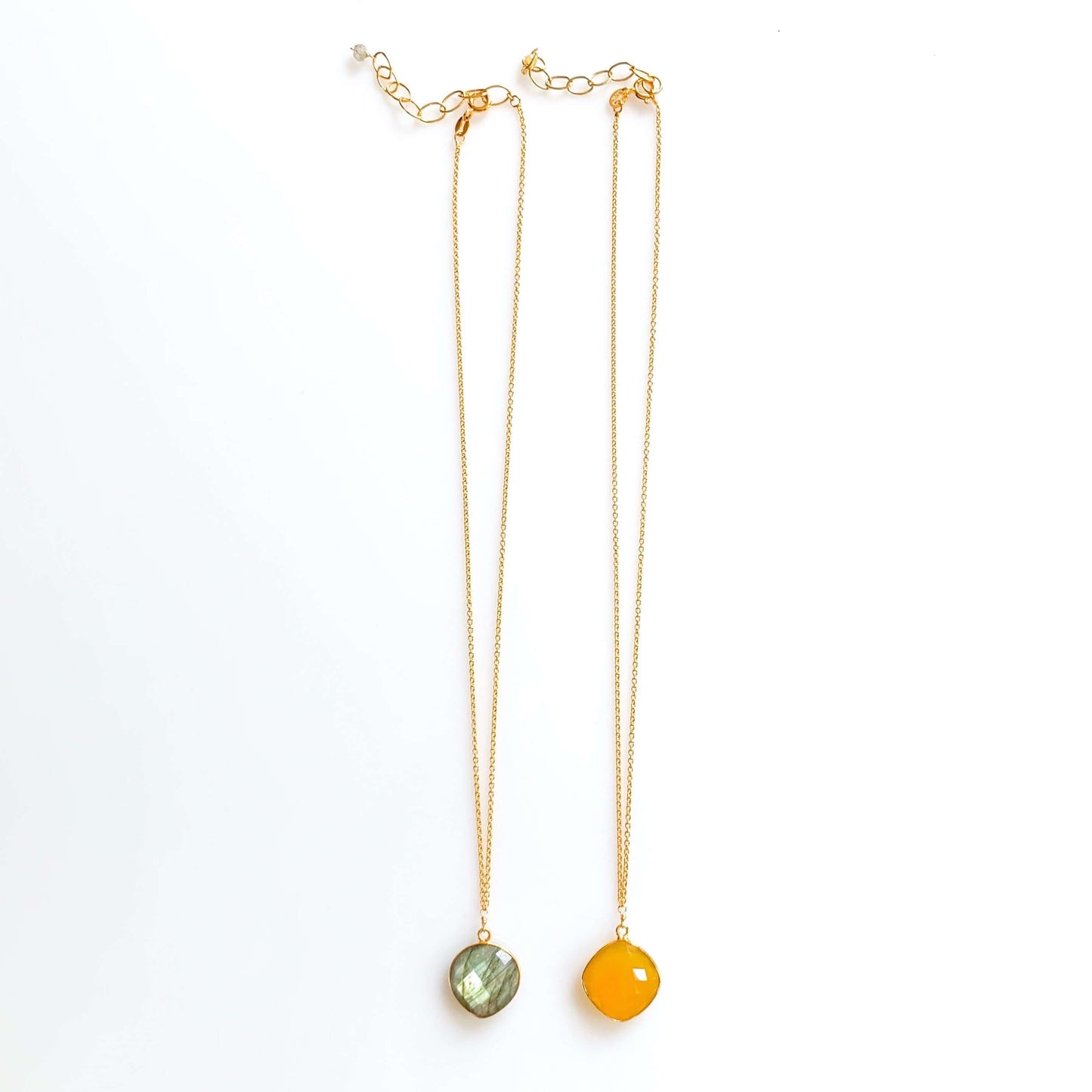 Yellow Chalcedony Pendant