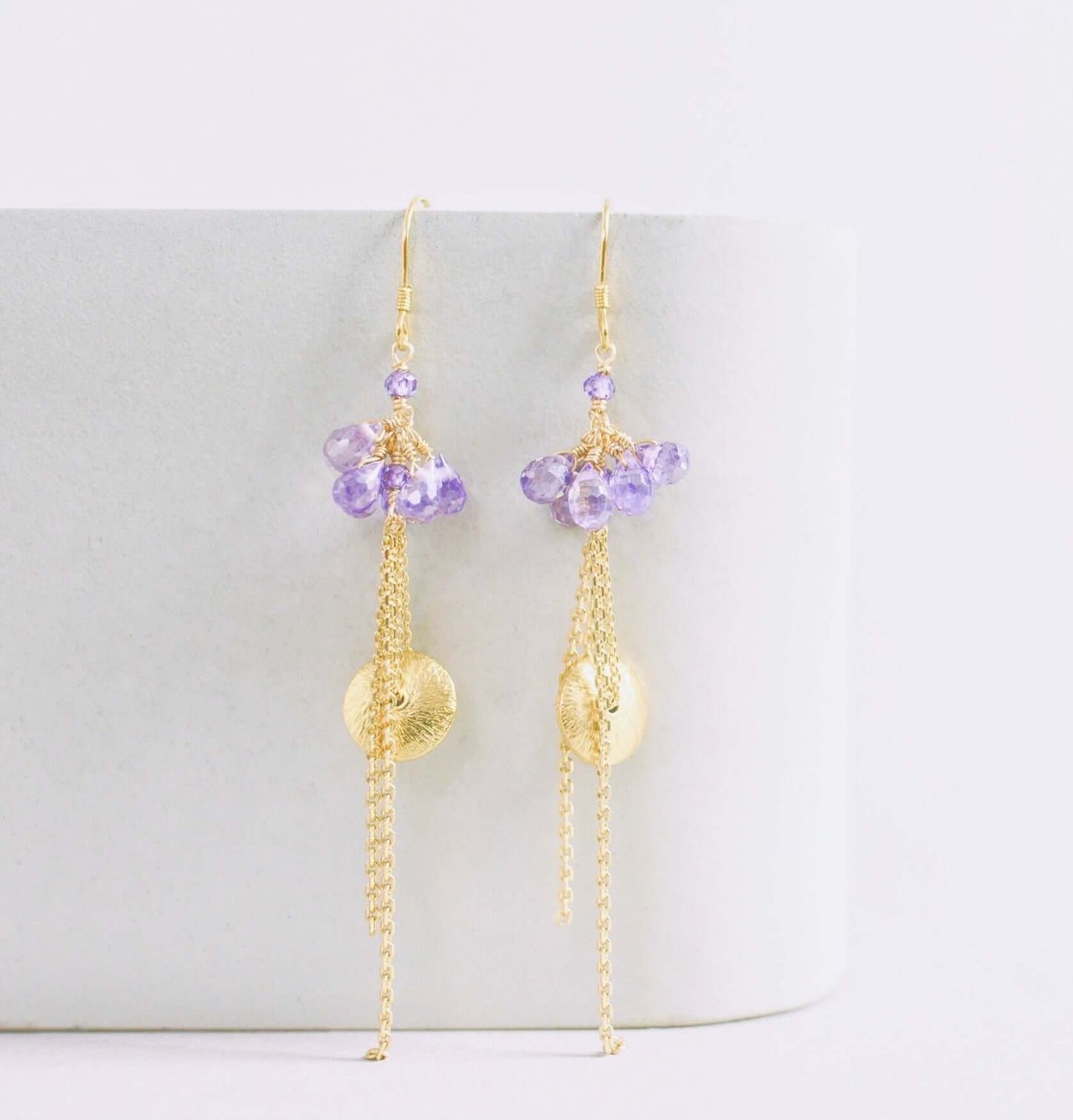 Ballet Earrings - Aquamarine