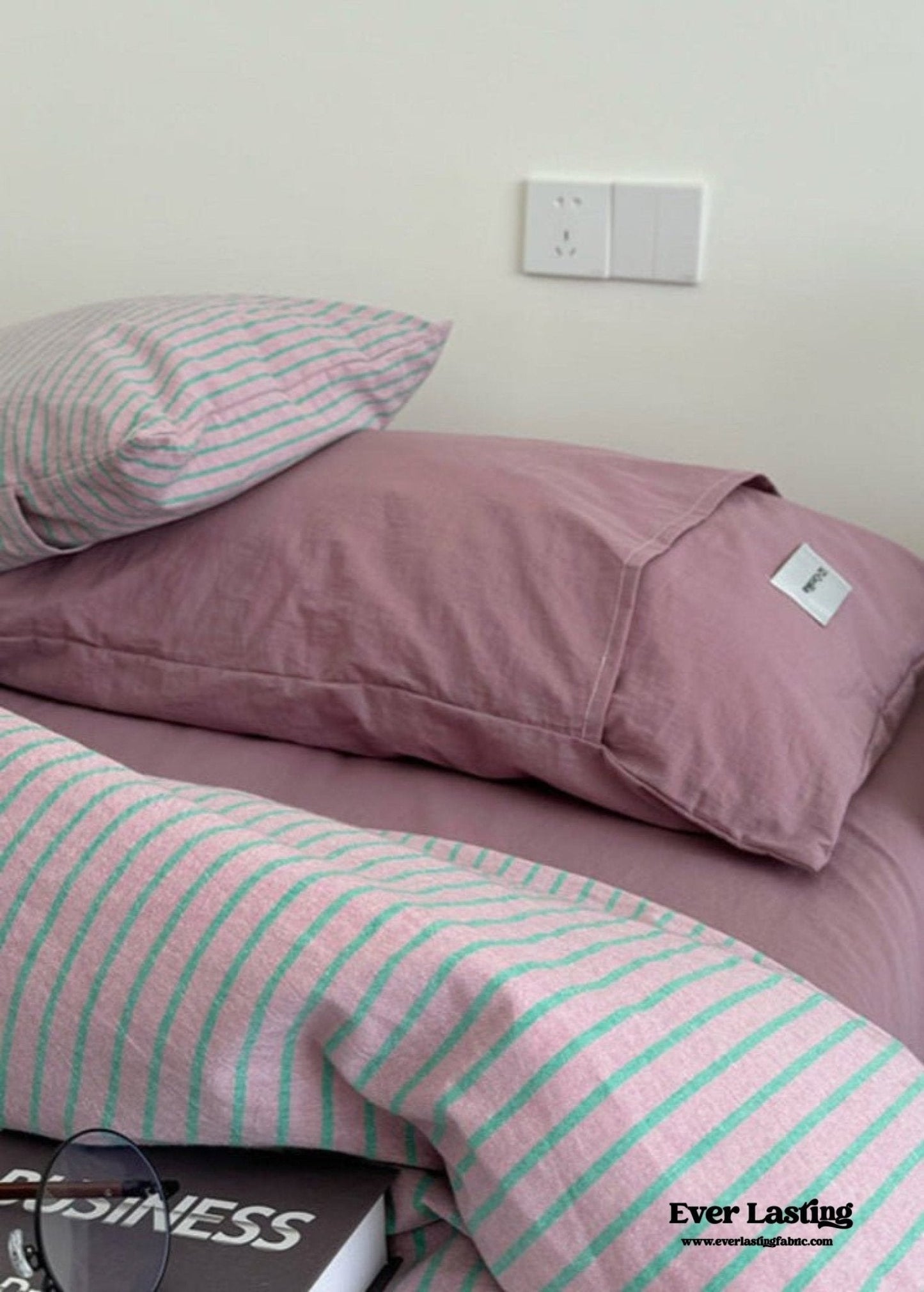 James Striped Bedding Set / Yellow
