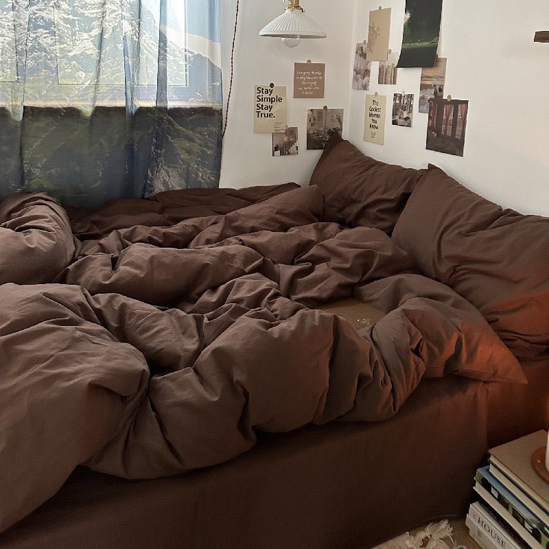Latte Bedding Set / Brown
