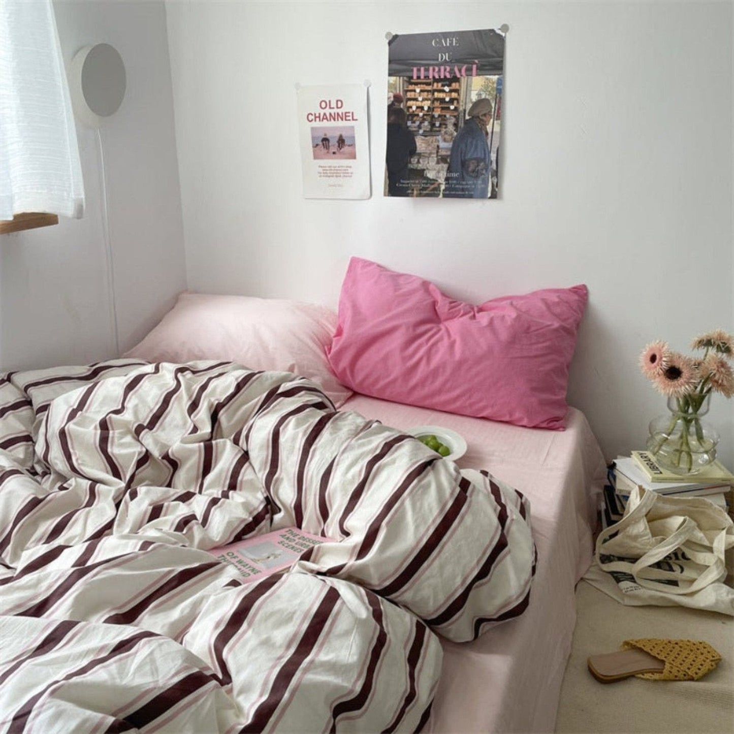 Liam Striped Bedding Set / Blue