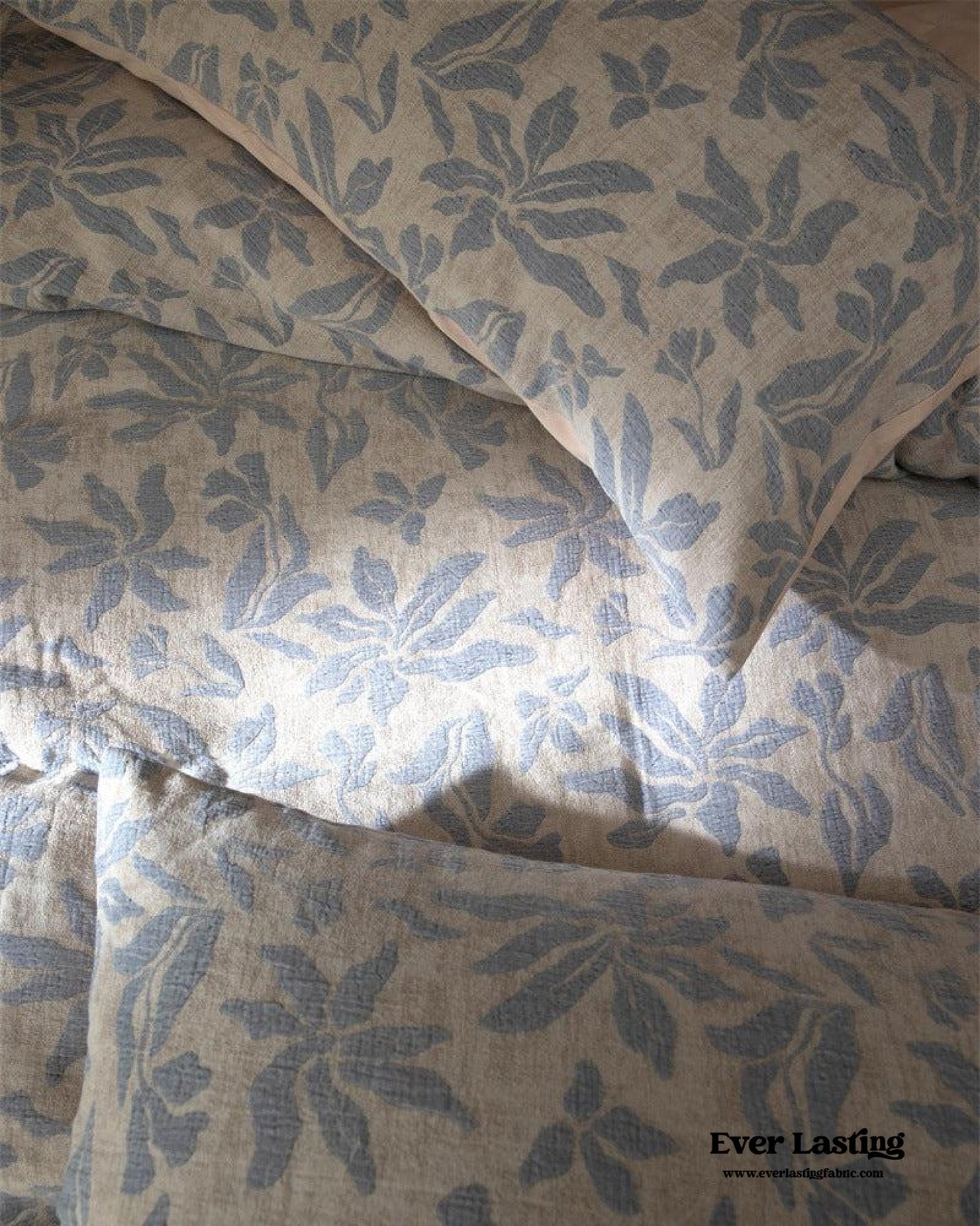 Lucien Silky Vintage Jacquard Bedding Set / Brown