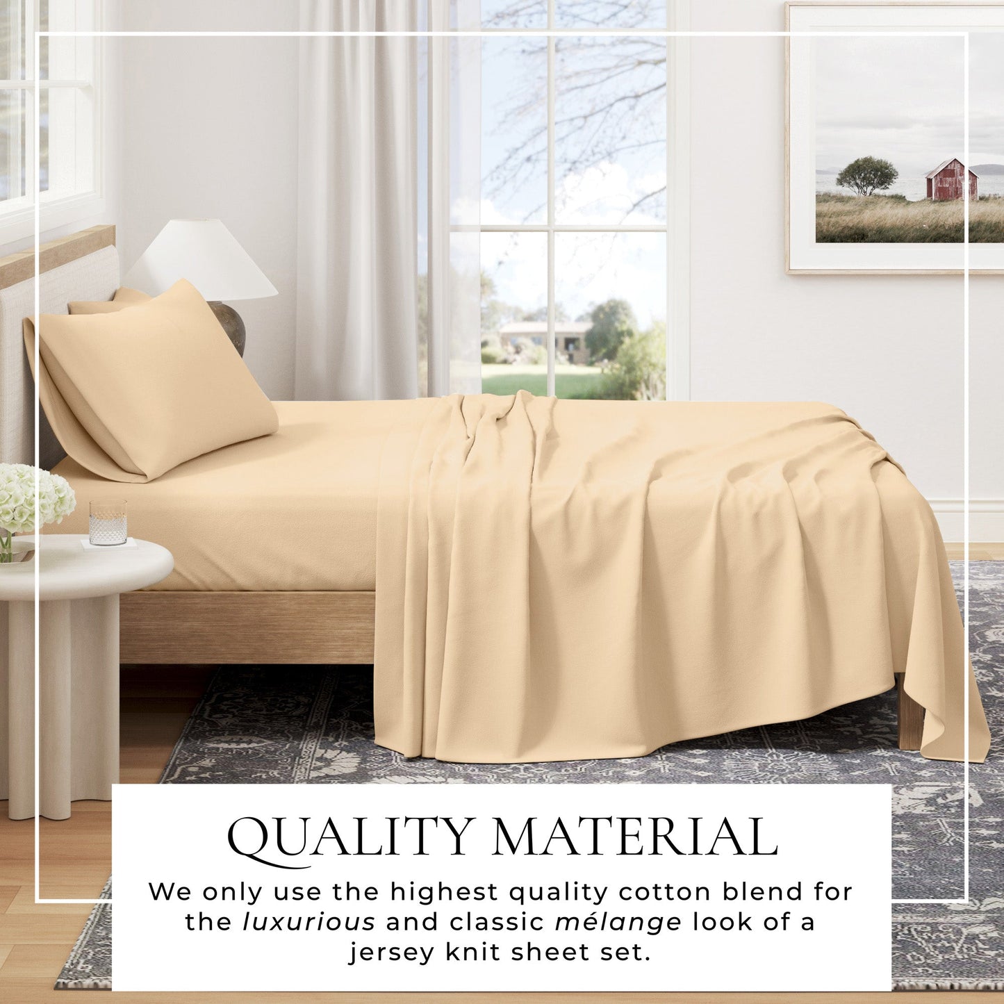 4-Piece Jersey Sheet - Carmen Collection
