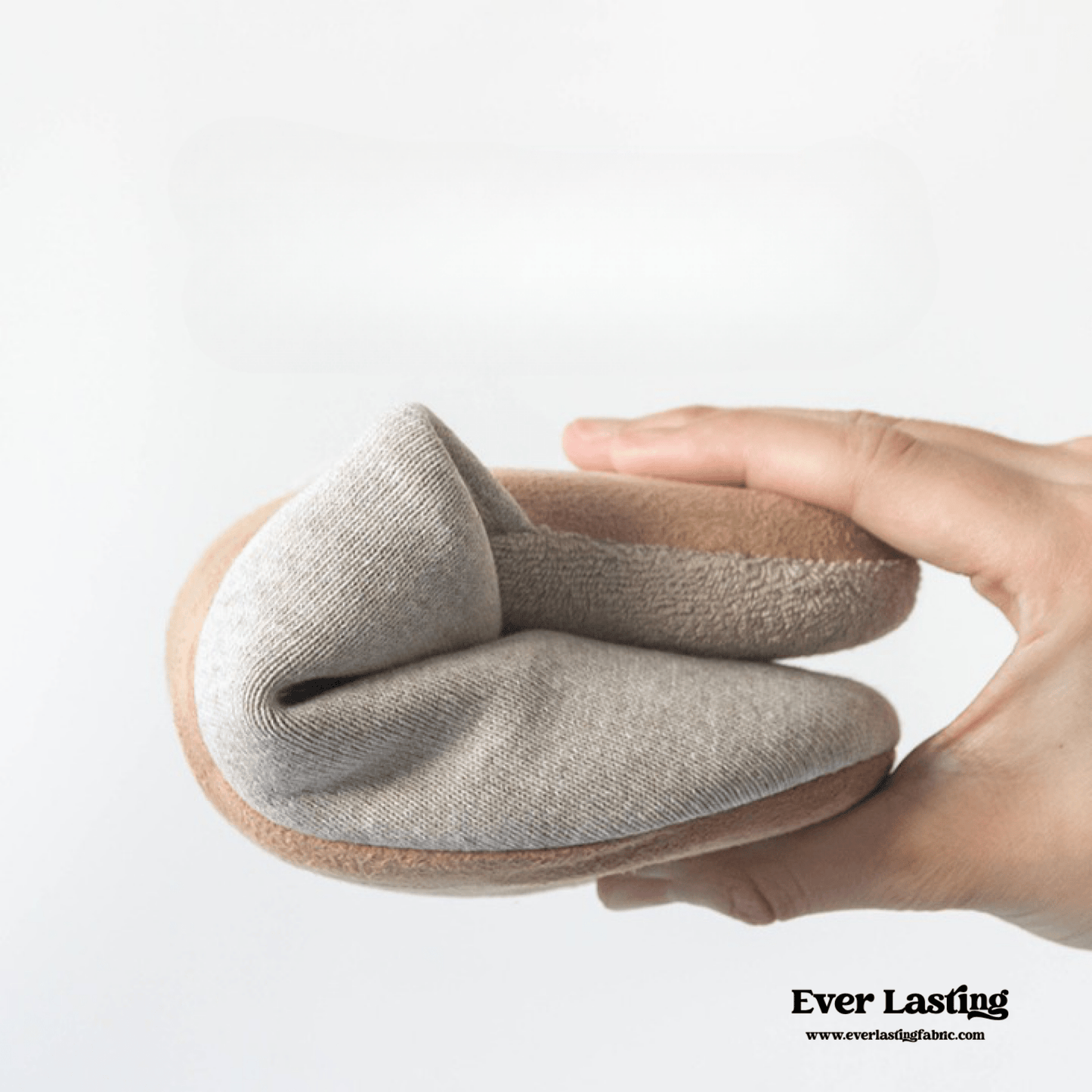 Open Toe Cotton House Slipper / Pink