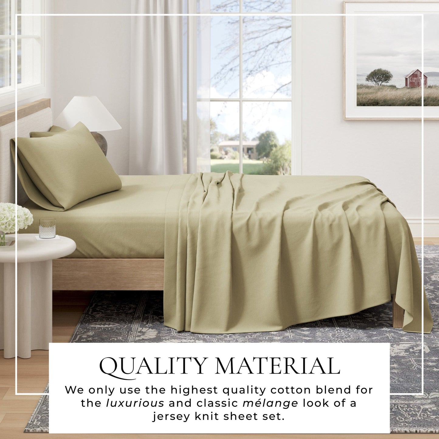 4-Piece Jersey Sheet - Carmen Collection