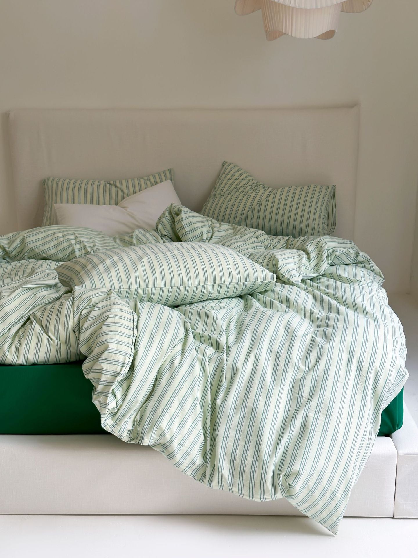 Refreshing Stripe Duvet Cover / Yellow