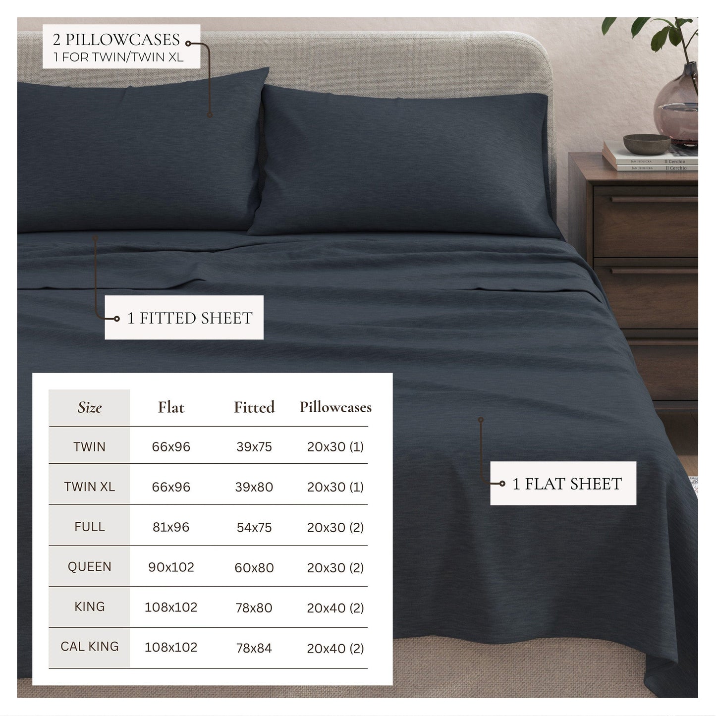 4-Piece Jersey Sheet - Carmen Collection