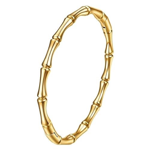 Bamboo Cuff Bangle Bracelet-soristyle