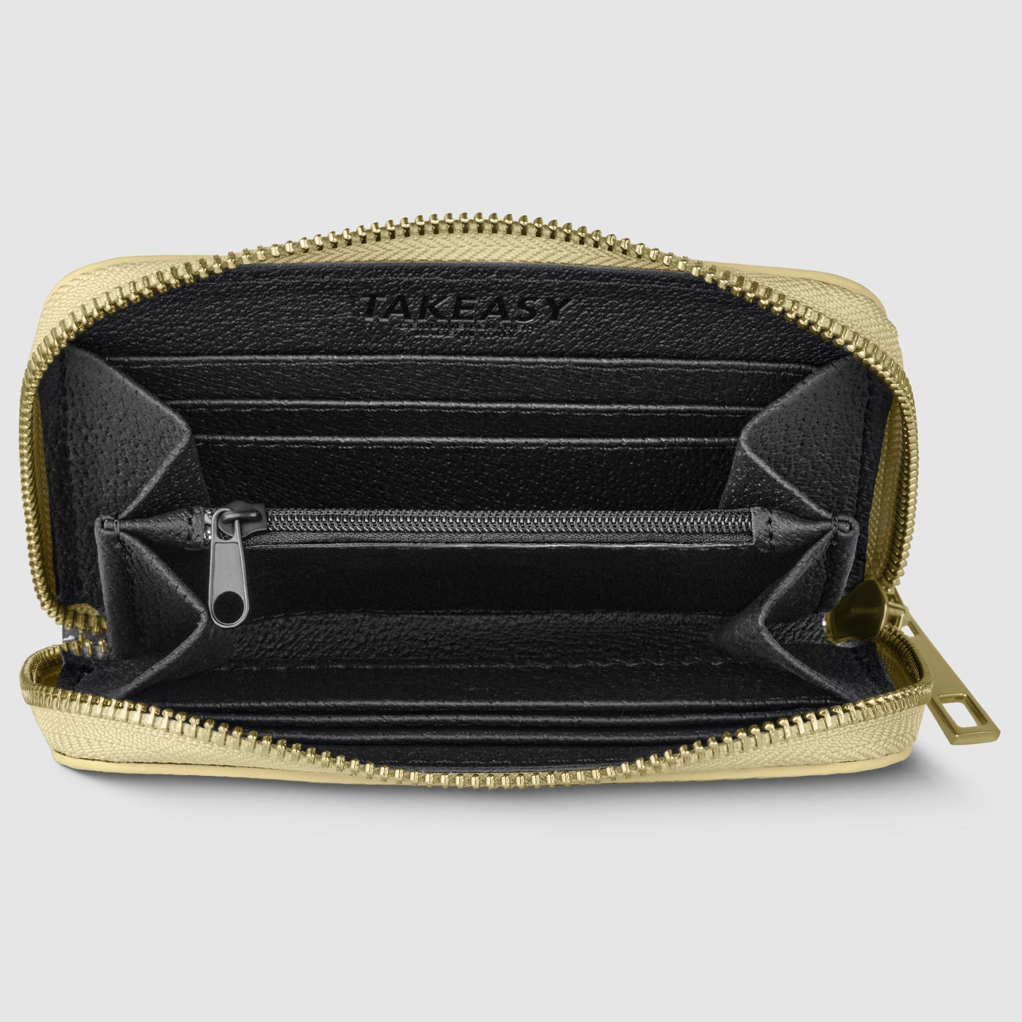 Metallic Calf Leather Wallet