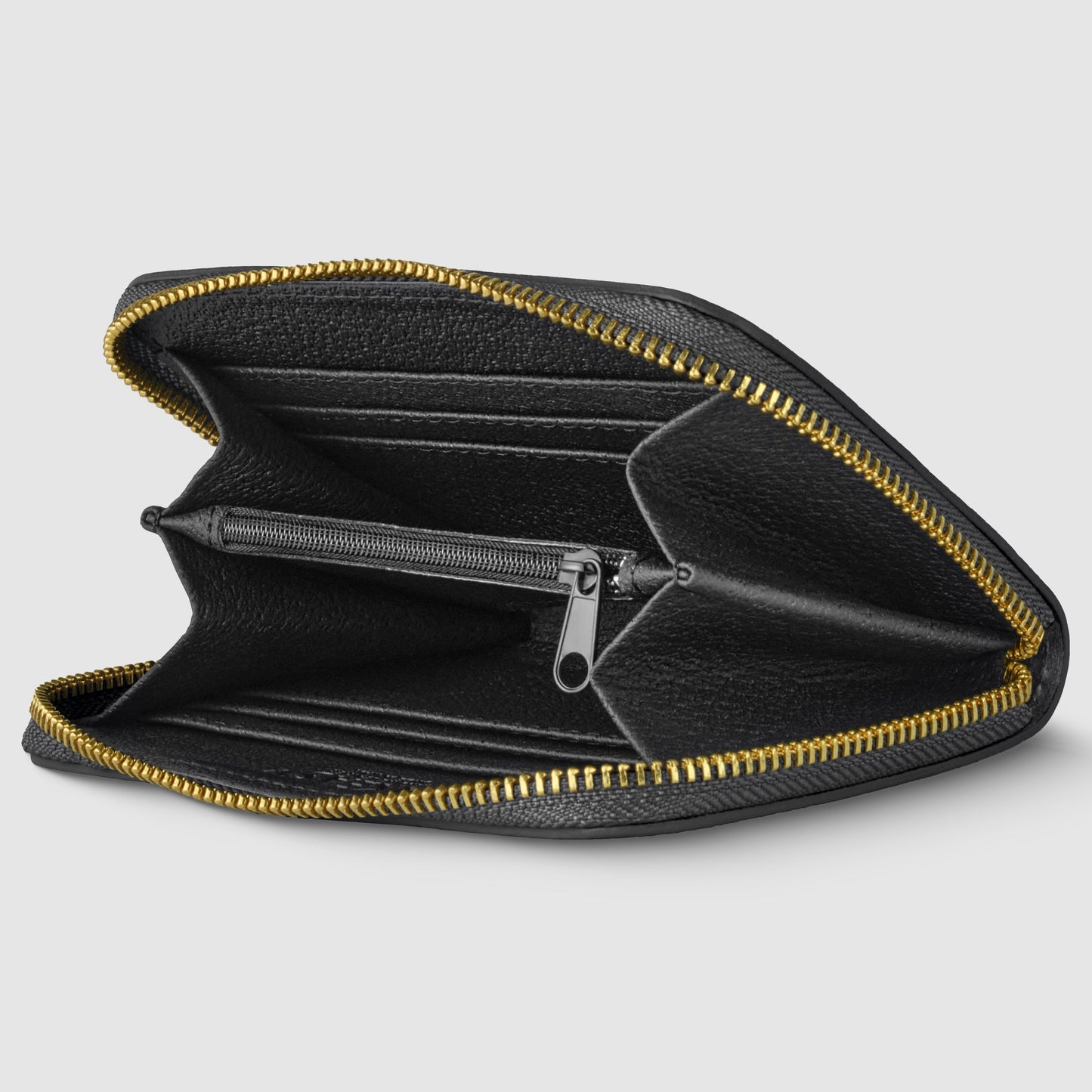Metallic Calf Leather Wallet