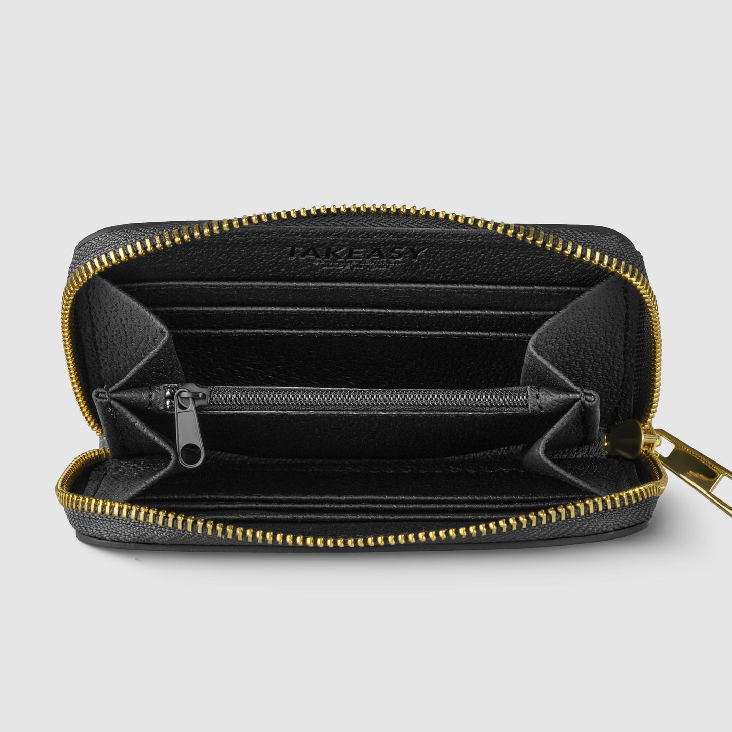 Metallic Calf Leather Wallet