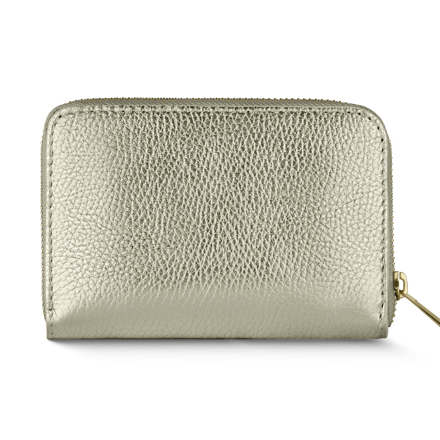 Metallic Calf Leather Wallet