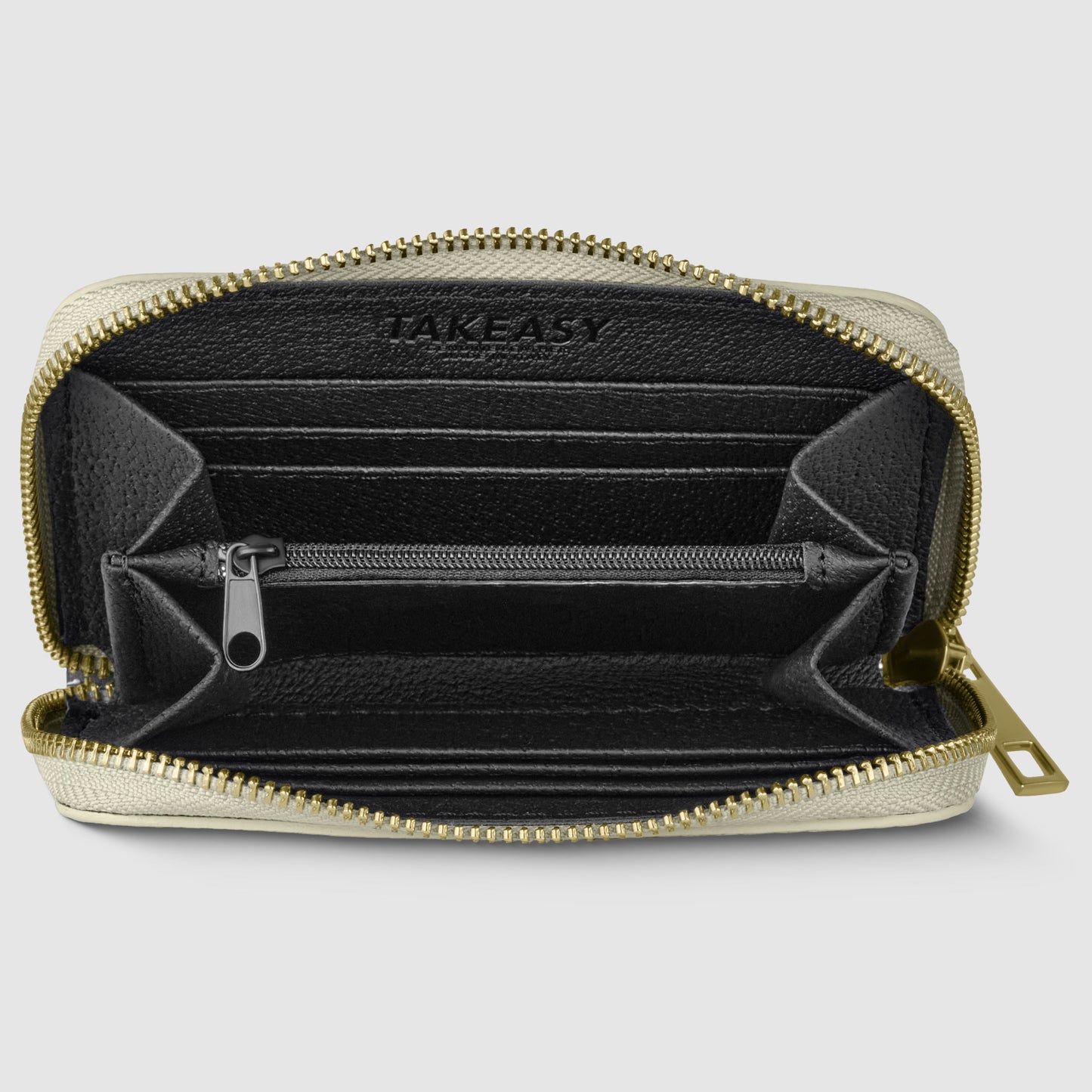 Metallic Calf Leather Wallet