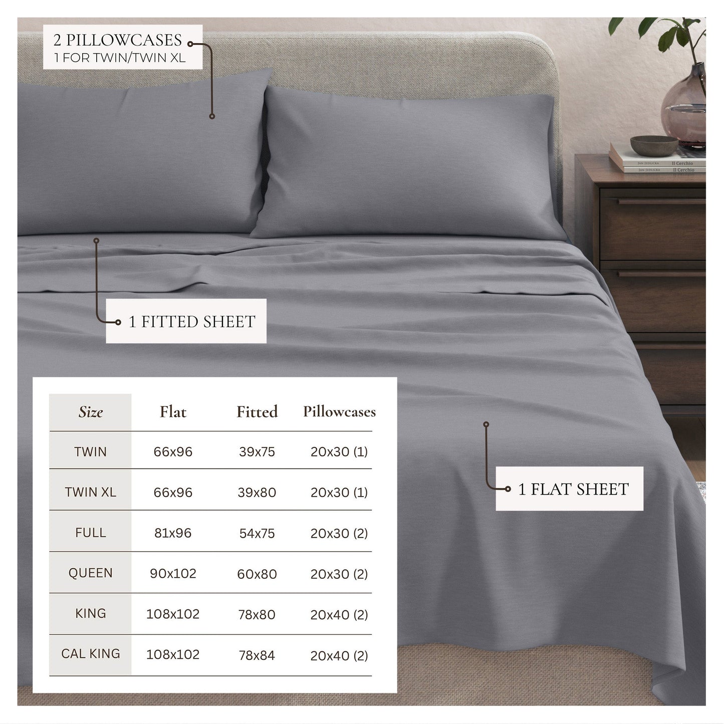 4-Piece Jersey Sheet - Carmen Collection